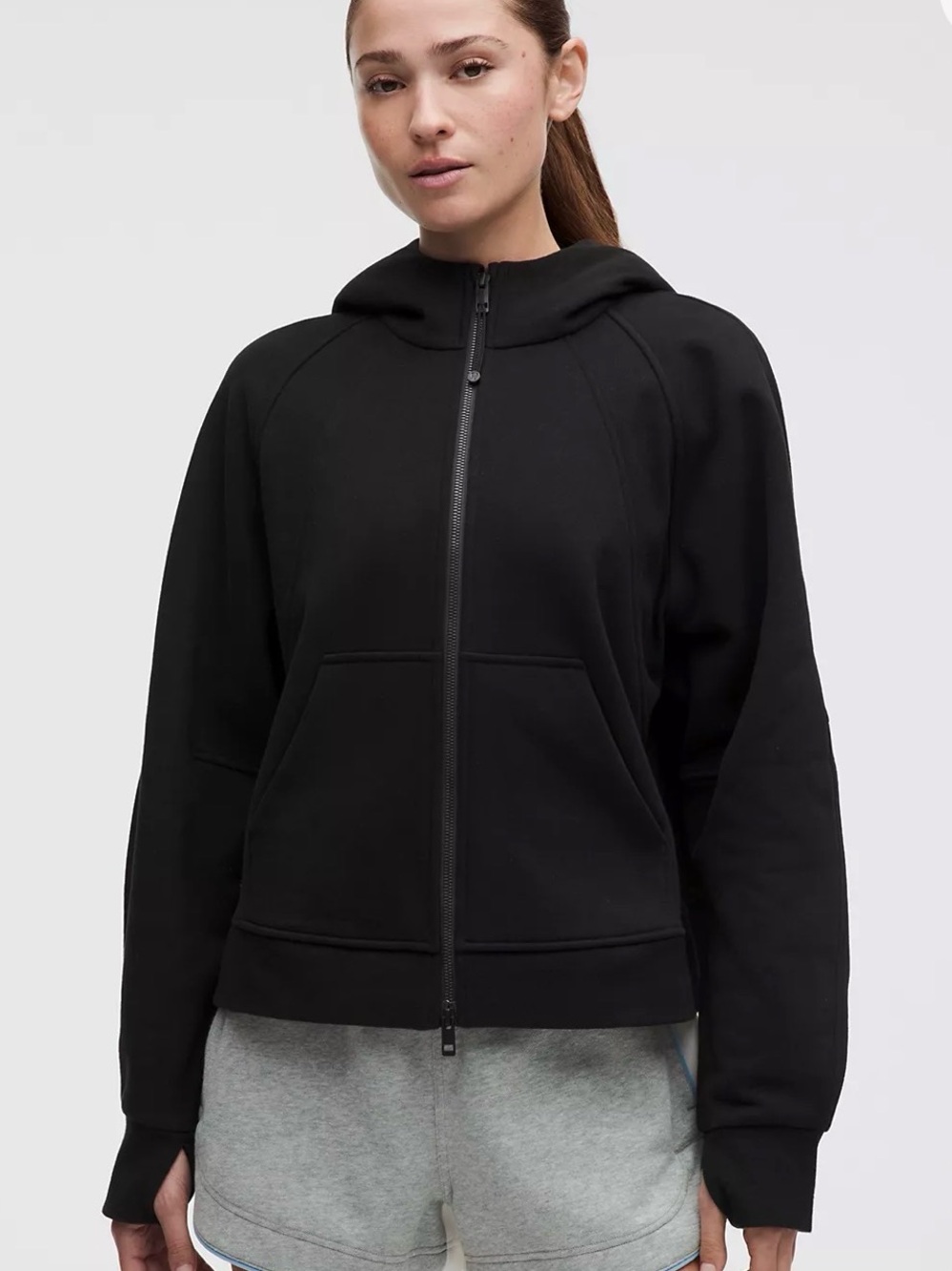Lululemon full zip scuba hoodie - red